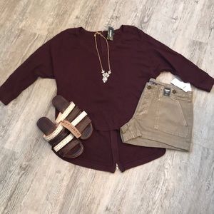 NWT zipper back top from Express.